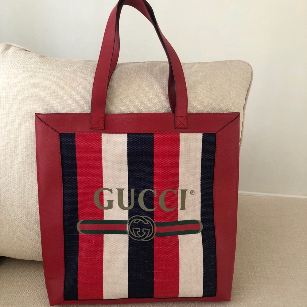 Gucci Print Medium Tote